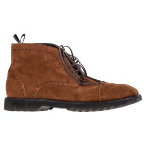 Tom Ford Schnürstiefeletten aus Wildleder in Braun