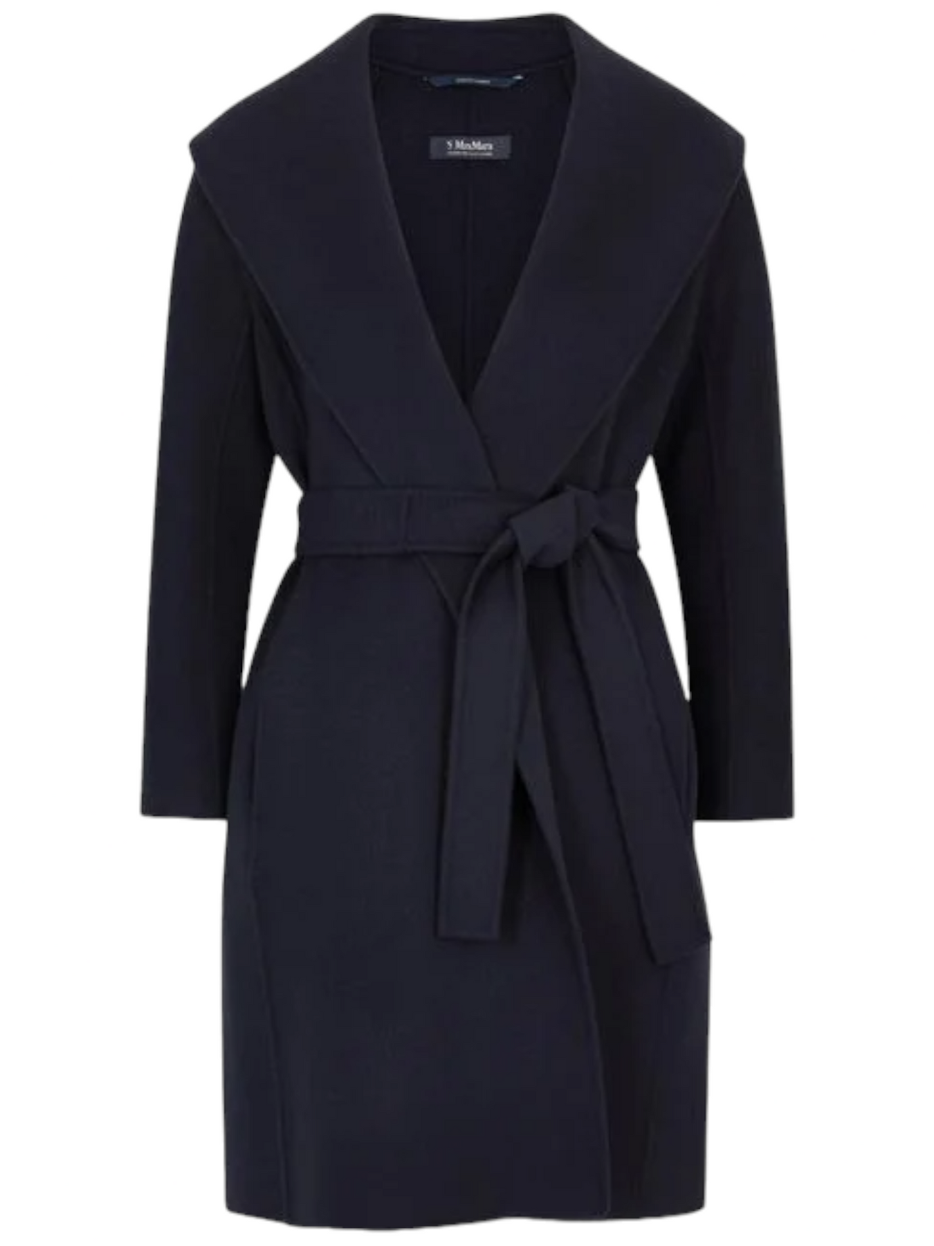 MAX MARA Damen Messi Blau Langer Mantel