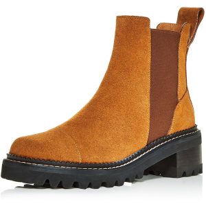 Chelsea-Stiefel zum Anziehen mit Profilsohle
