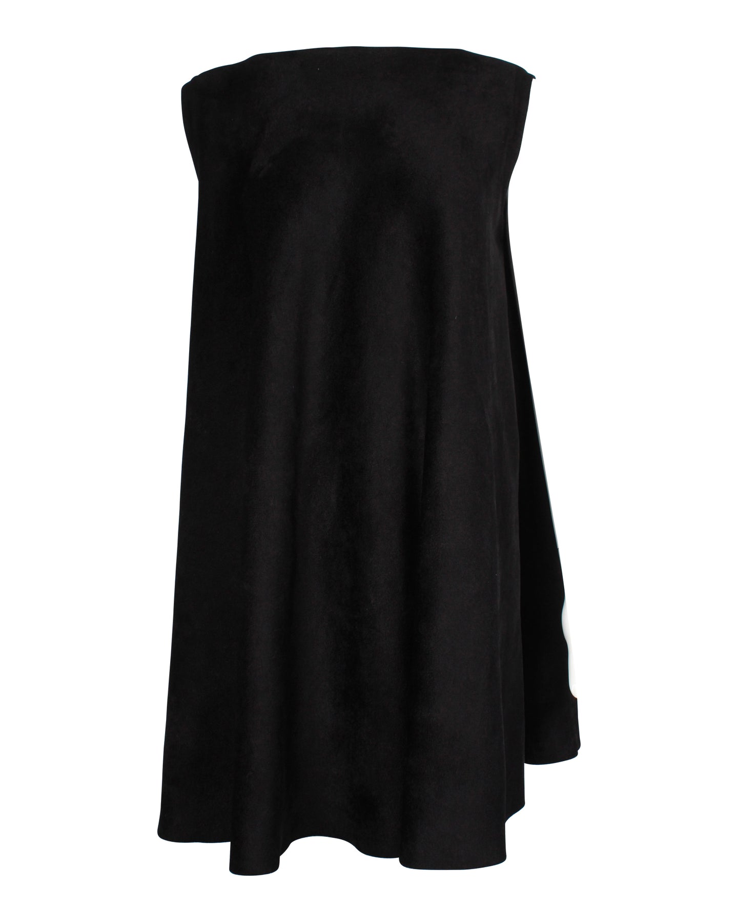 Alaia ärmellos Swing Kleid aus schwarzer Viskose