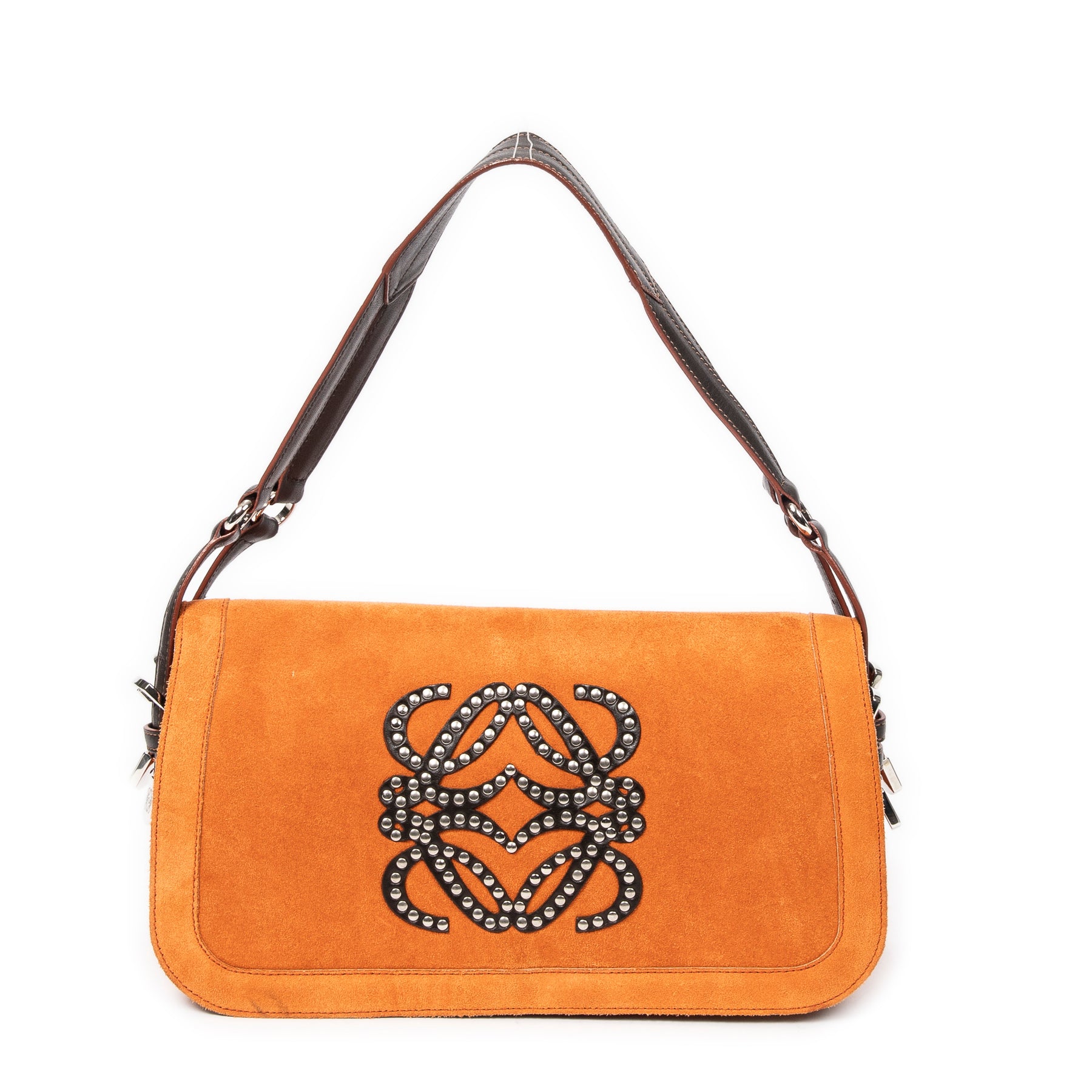 Beschlagene Anagram Flap Tasche