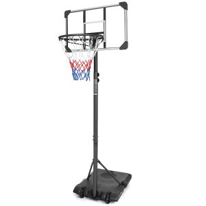 Streamdale Basketball Goal Portable Basketball Hoop Indoor Outdoor-Basketballständer 5,6-7ft verstellbar 28in Backboard mit Rädern 7832814616636