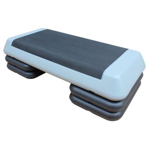 Streamdale verstellbar Workout Aerobic Stepper in Fitness & Übung Schritt Plattform Trainer Grau schwarz mit 4 Risern