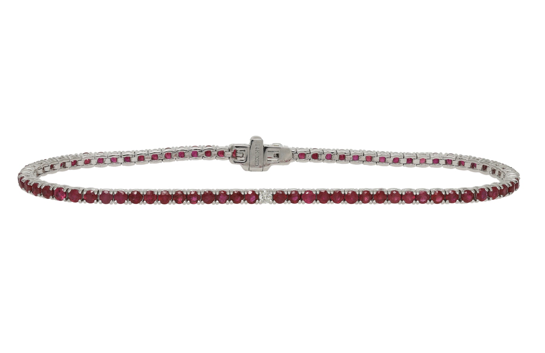 Diana M. 3.48 Karat Rubin und Diamant Armband