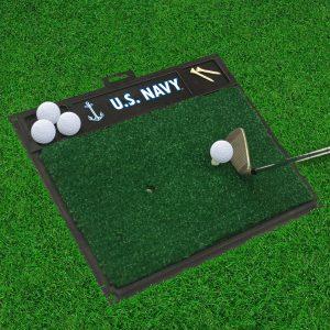 Fanmats U.S. Marineblau golf schlagen Matte