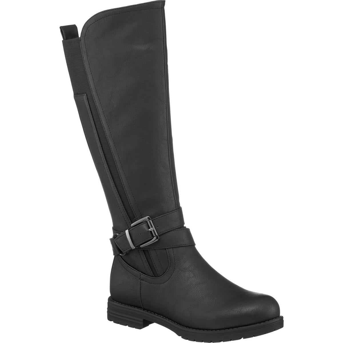 Schwarze Leder Pumps von Aston Imitat – Stiefel