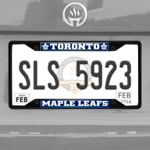 Fanmats Toronto Ahornblätter Metall Kennzeichen Rahmen schwarz Finish