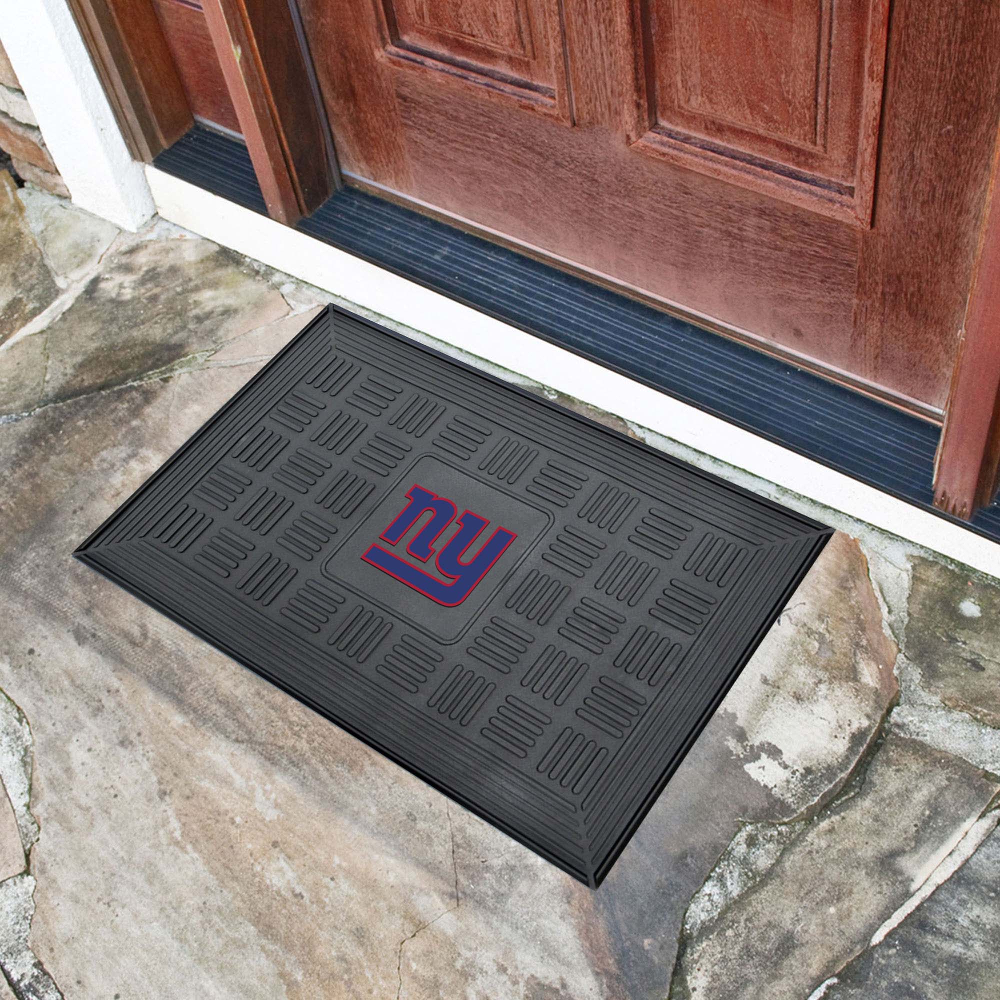 Fanmats New York Giants Heavy Duty Vinyl Medallion Türmatte - 19,5 "x 31"