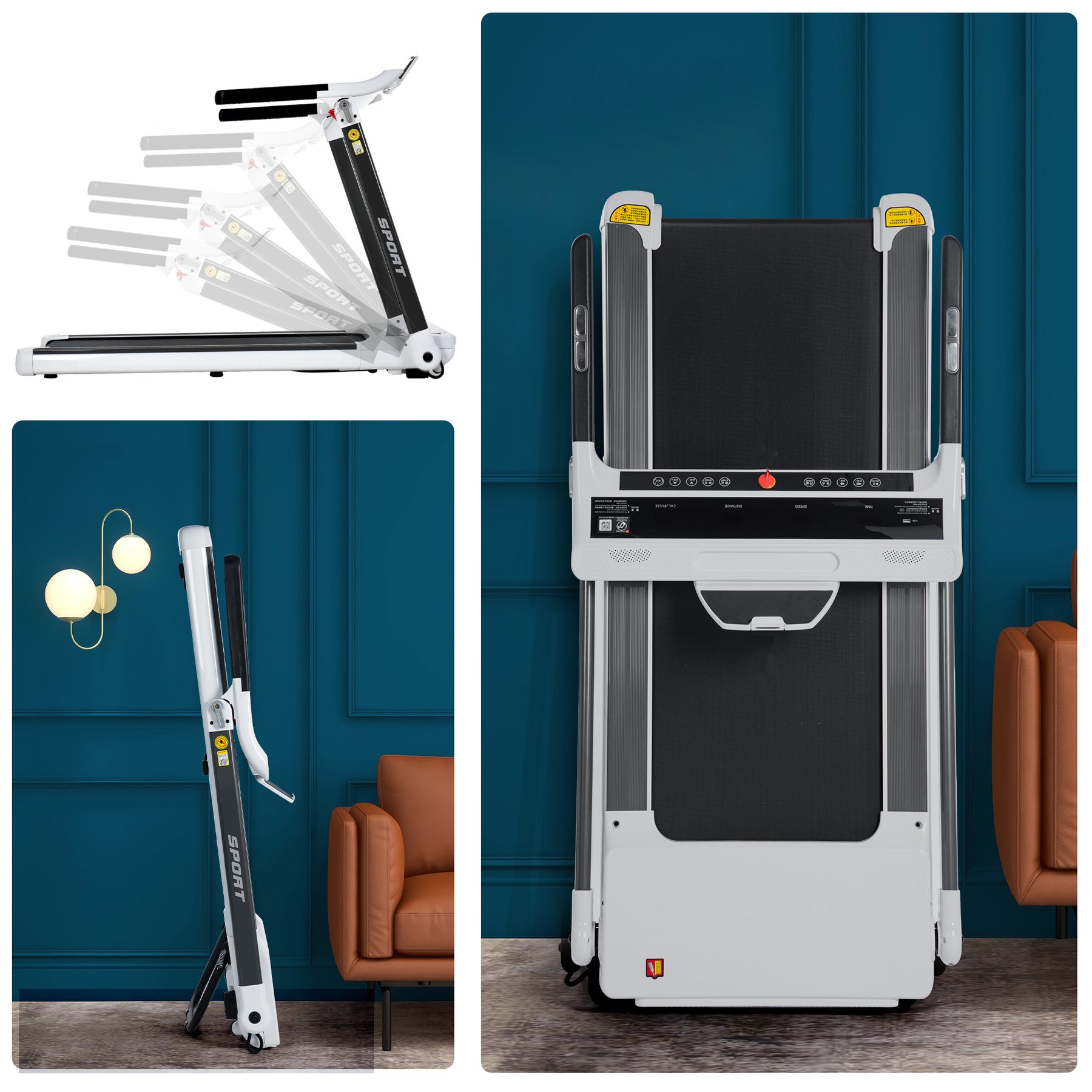 Streamdale tragbare elektrische Laufband 3.5HP 14Km / H faltbare Gym-Home Fitness