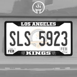 Fanmats Los Angeles Kings Metal License Plate Frame Schwarzer Abgang