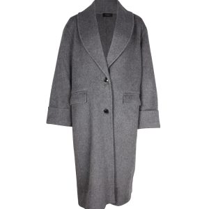 Joseph Kara Double-faced Fell aus grauer Wolle 7703683203132