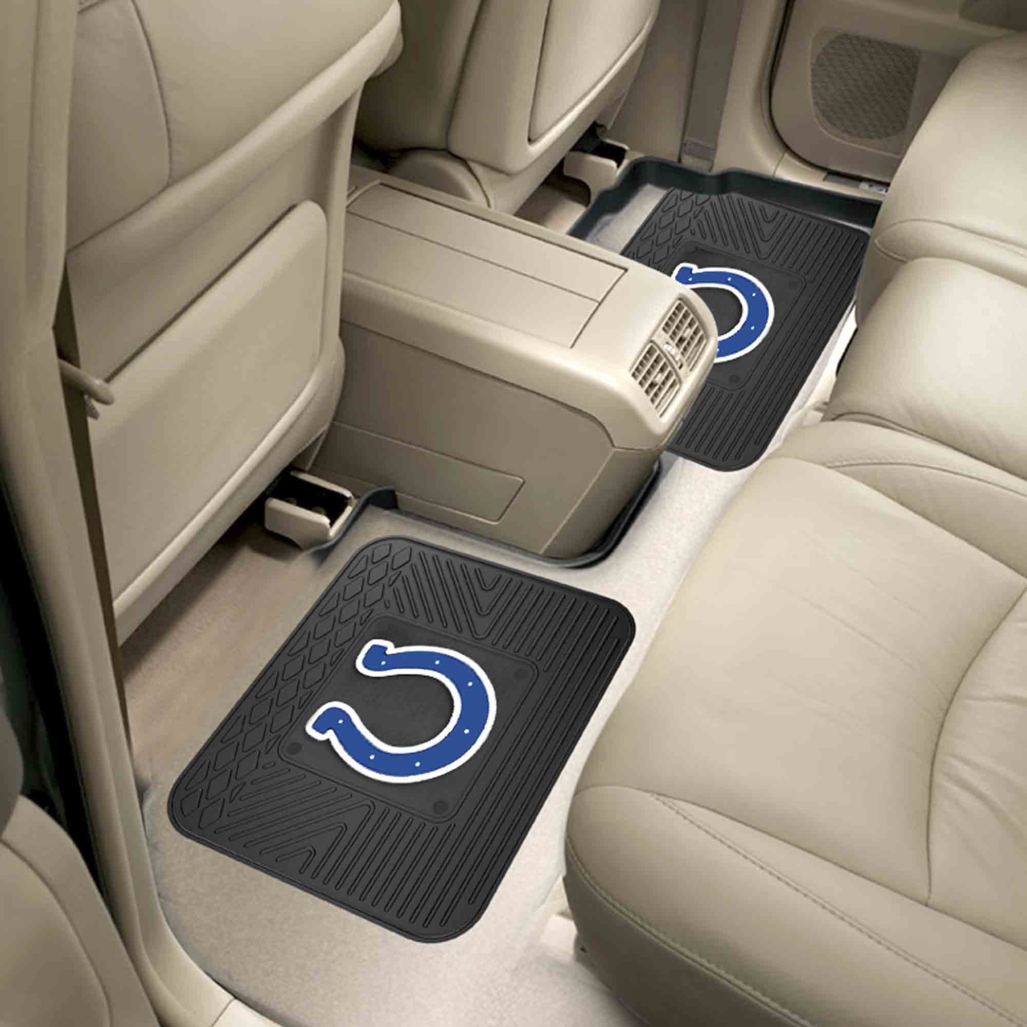 Fanmats Indianapolis Colts Rücksitz Auto Utility Matten – 2 Stück Set