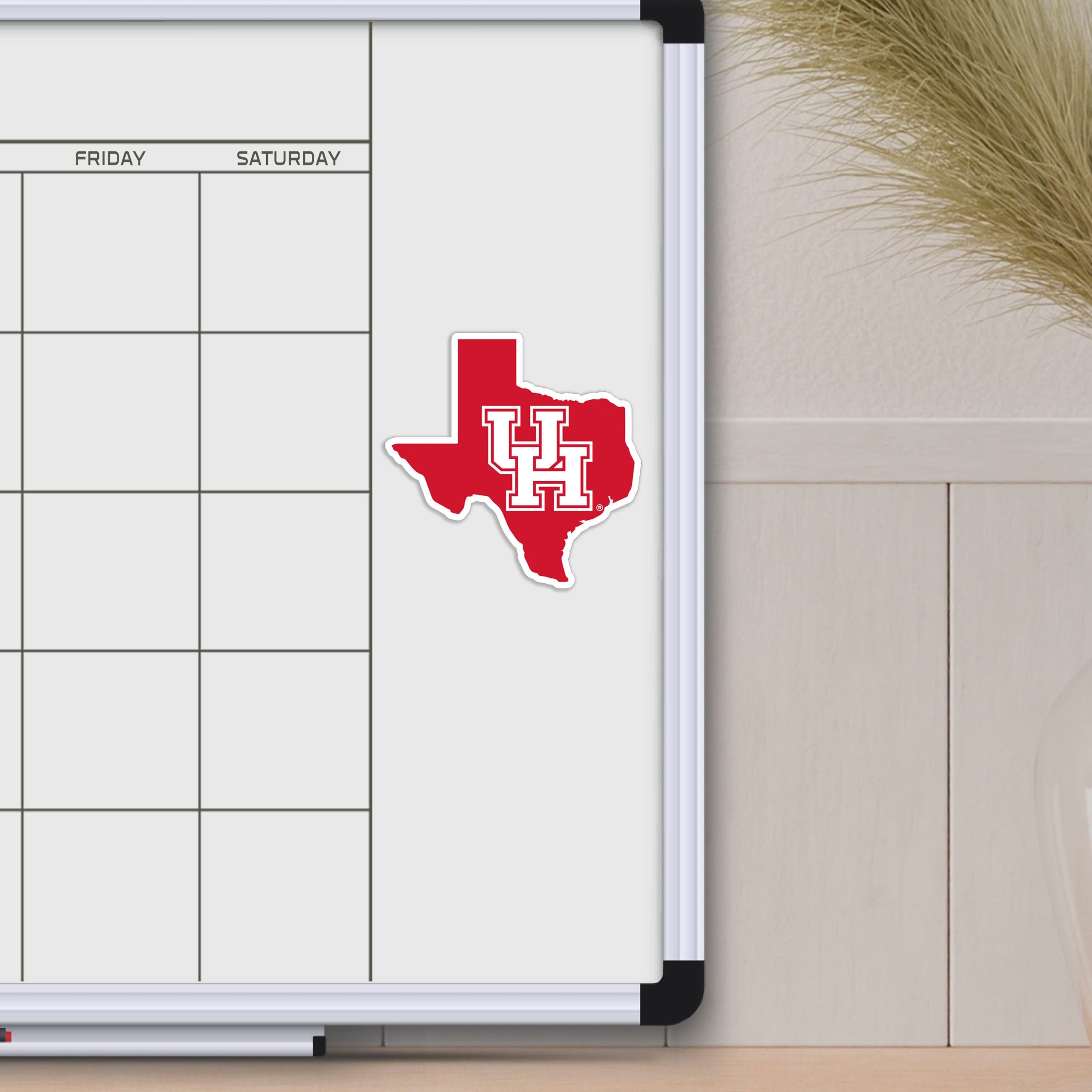 Fanmats Houston Cougars Team State Form Aufkleber Aufkleber