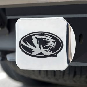 Fanmats missouri Tiger Chrom Metall Anhänglichkeit Abdeckung mit Chrom Metall 3D Emblem