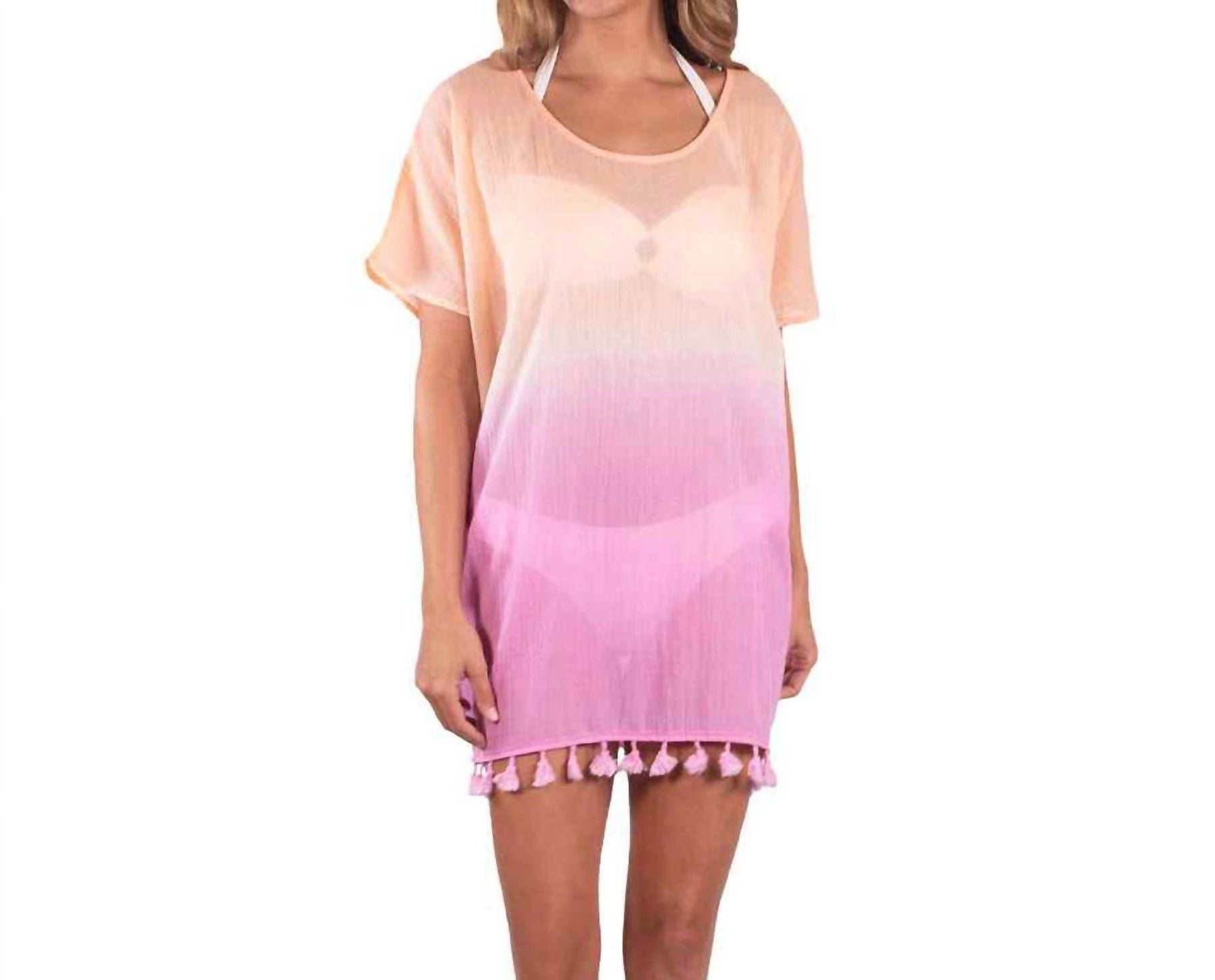 Vertuschen Sie in Ombre Fringe