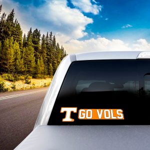 Fanmats Tennessee Freiwillige 2 Stück Team Slogan Decal Aufkleber Set