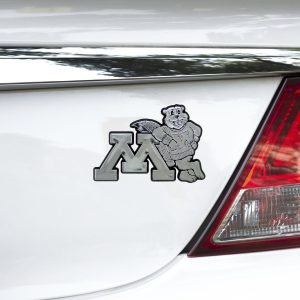 Fanmats minnesota goldene gophers geformt Chrom Kunststoff Emblem