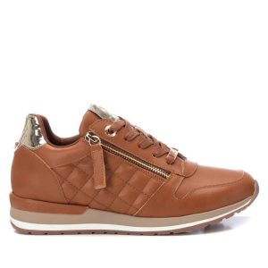 Damen Trainer Turnschuhe in Kamel 7803958362172