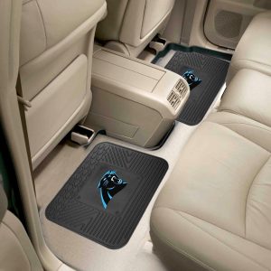 Fanmats Carolina Panthers Rücksitz Auto Utility Matten – 2 Stück Set