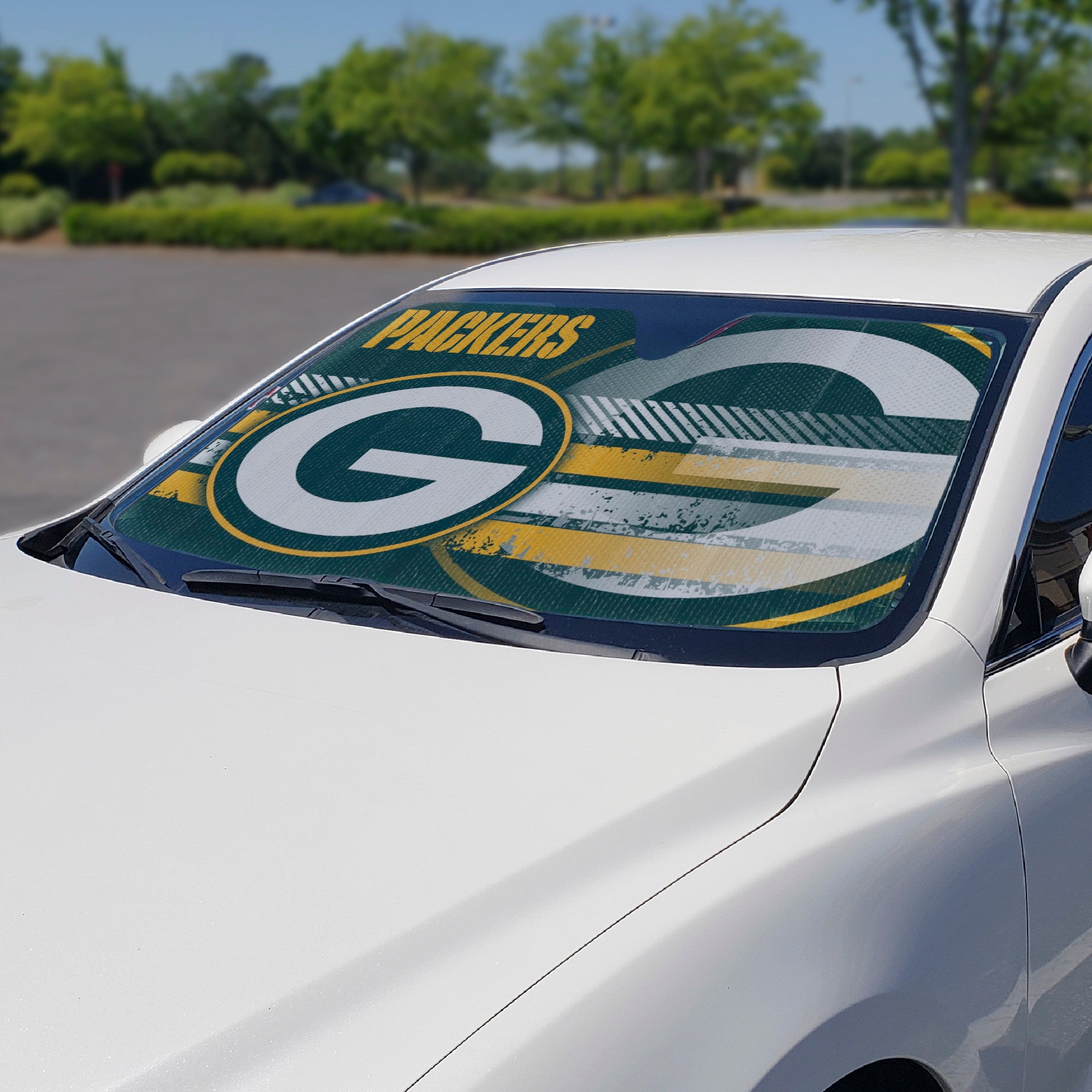 Fanmats Grün Bay Packers Windschutzscheibe Sonnenschutz