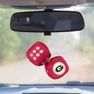 Fanmats georgia bulldogs Team Farbe fuzzy Würfel Dekor 3′′ Set