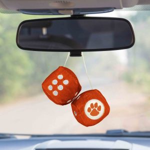 Fanmats Clemson Tigers Team Farbe Fuzzy Würfel Dekor 3′′ Set