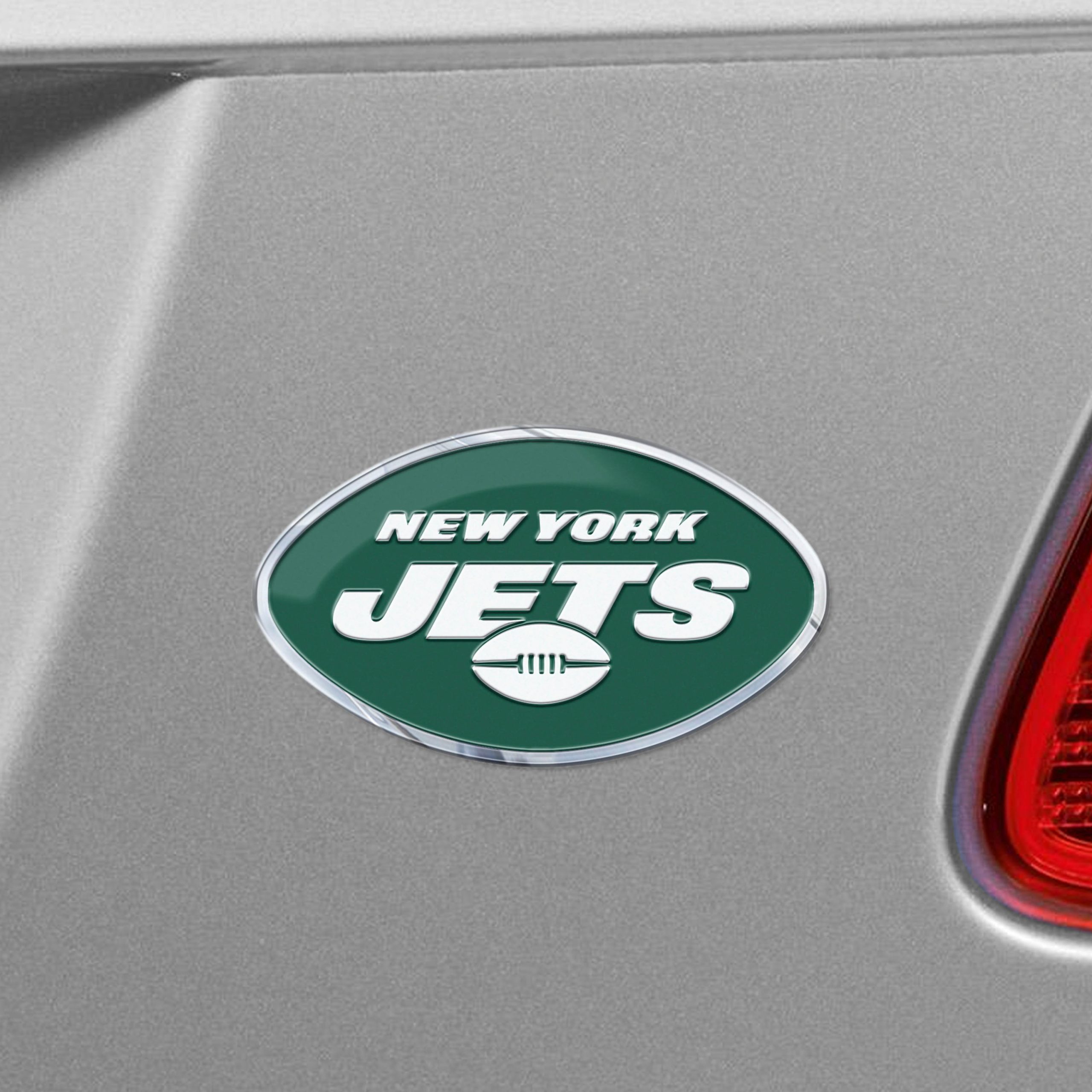 Fanmats New York Jets Heavy Duty Aluminium geprägte Farbe Emblem