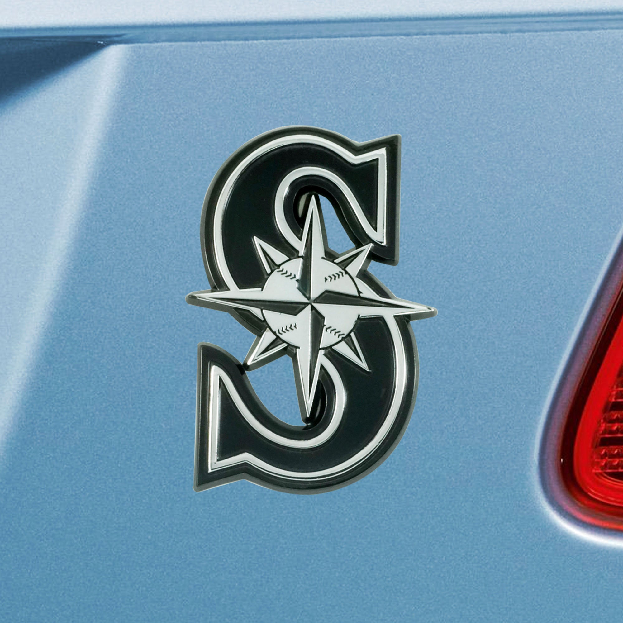 Fanmats Seattle Mariners 3D Chrom Metall Emblem