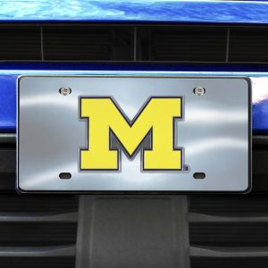 Fanmats Michigan Wolverines 3D Kennzeichen aus Edelstahl