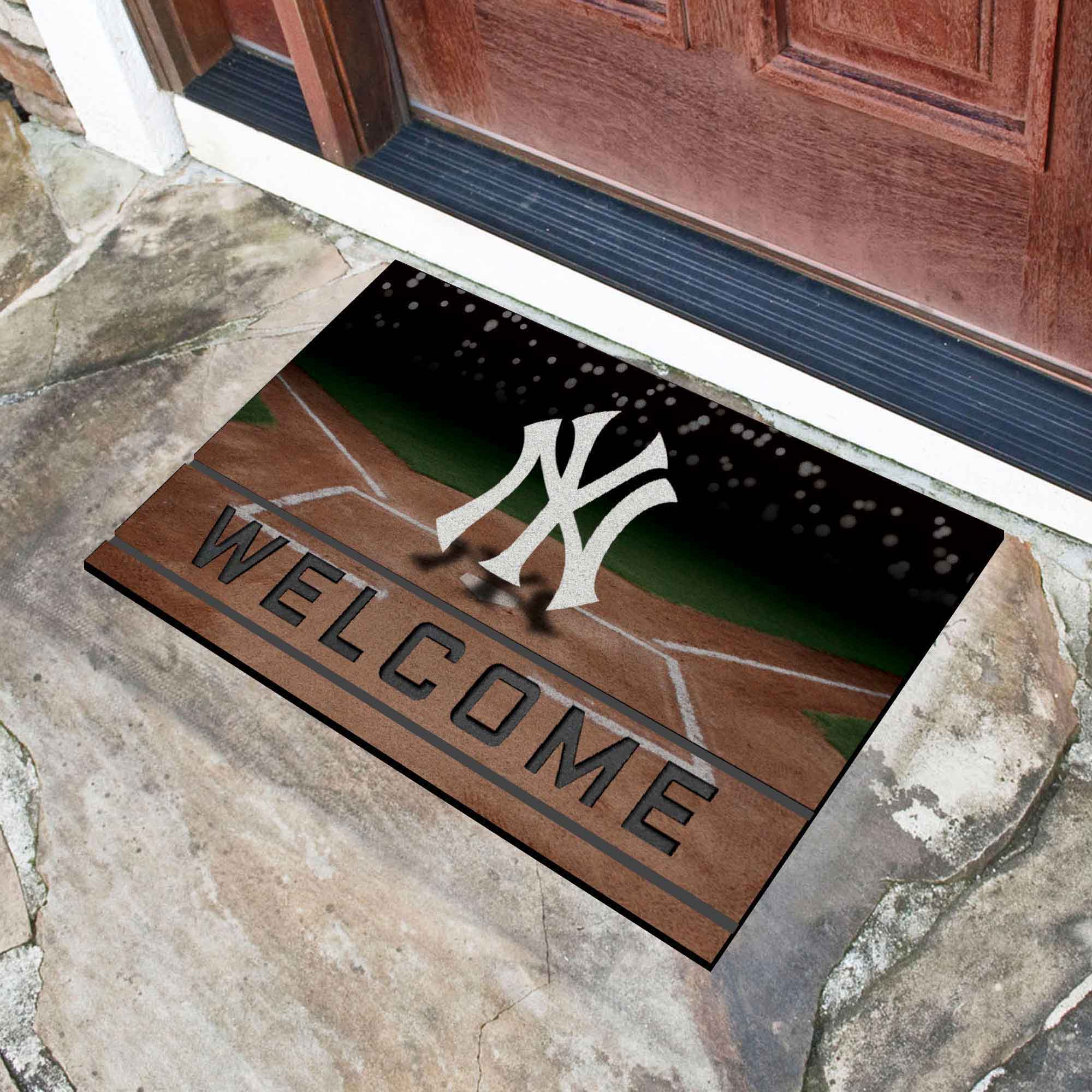 Fanmats New York Yankees Gummi-Türmatte – 18′′ x 30′′