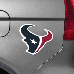 Fanmats houston texans großes Team Logo Magnet 8.7′′ x 8.3′′
