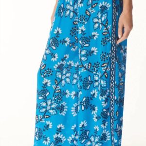 Miriam Hose in blauer Batik Druck 7803966816316