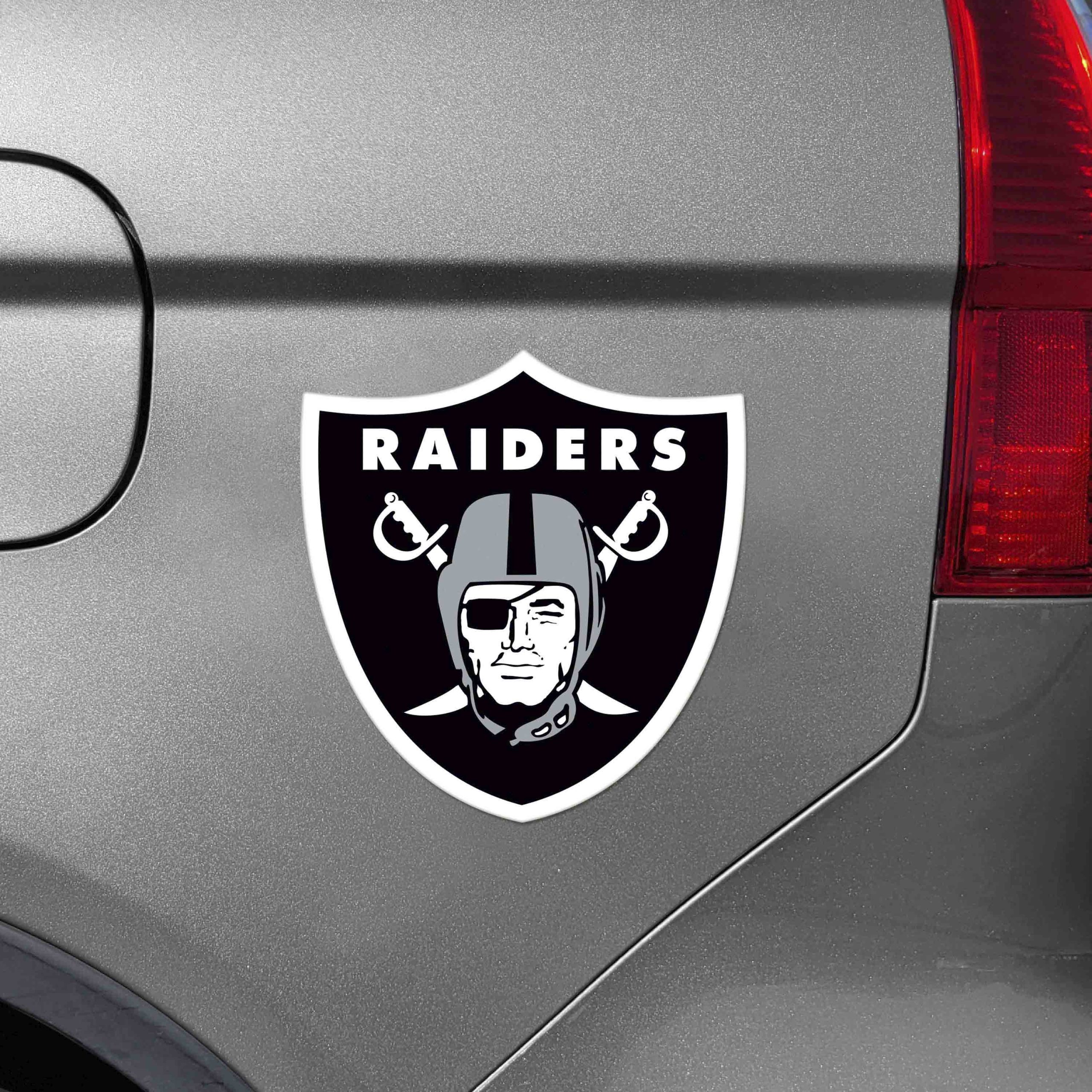 Fanmats Las Vegas Raiders Großes Team Logo Magnet 8.7′′ x 8.3′′