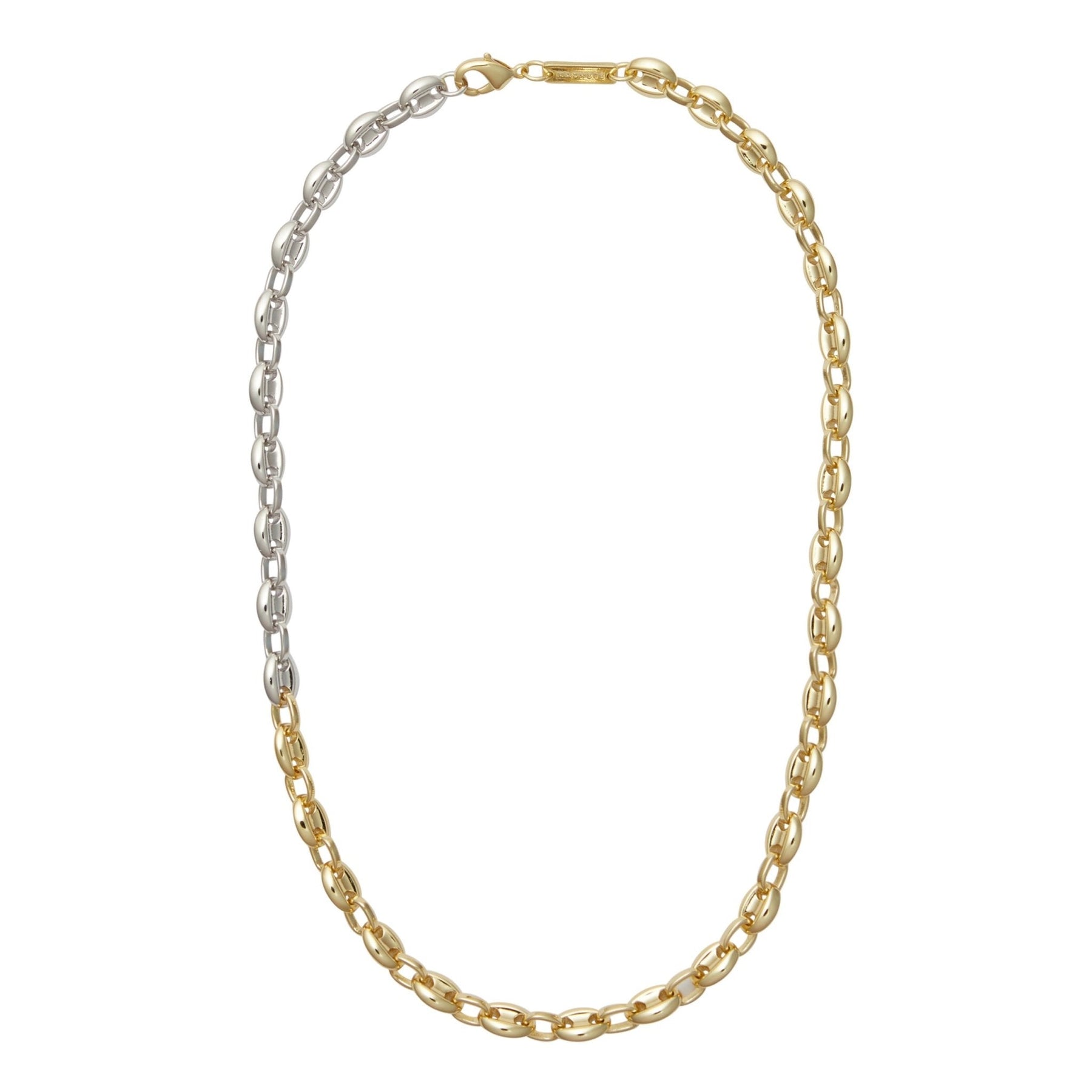 Petite Kaffee Bead Halskette aus 3/4 Gold