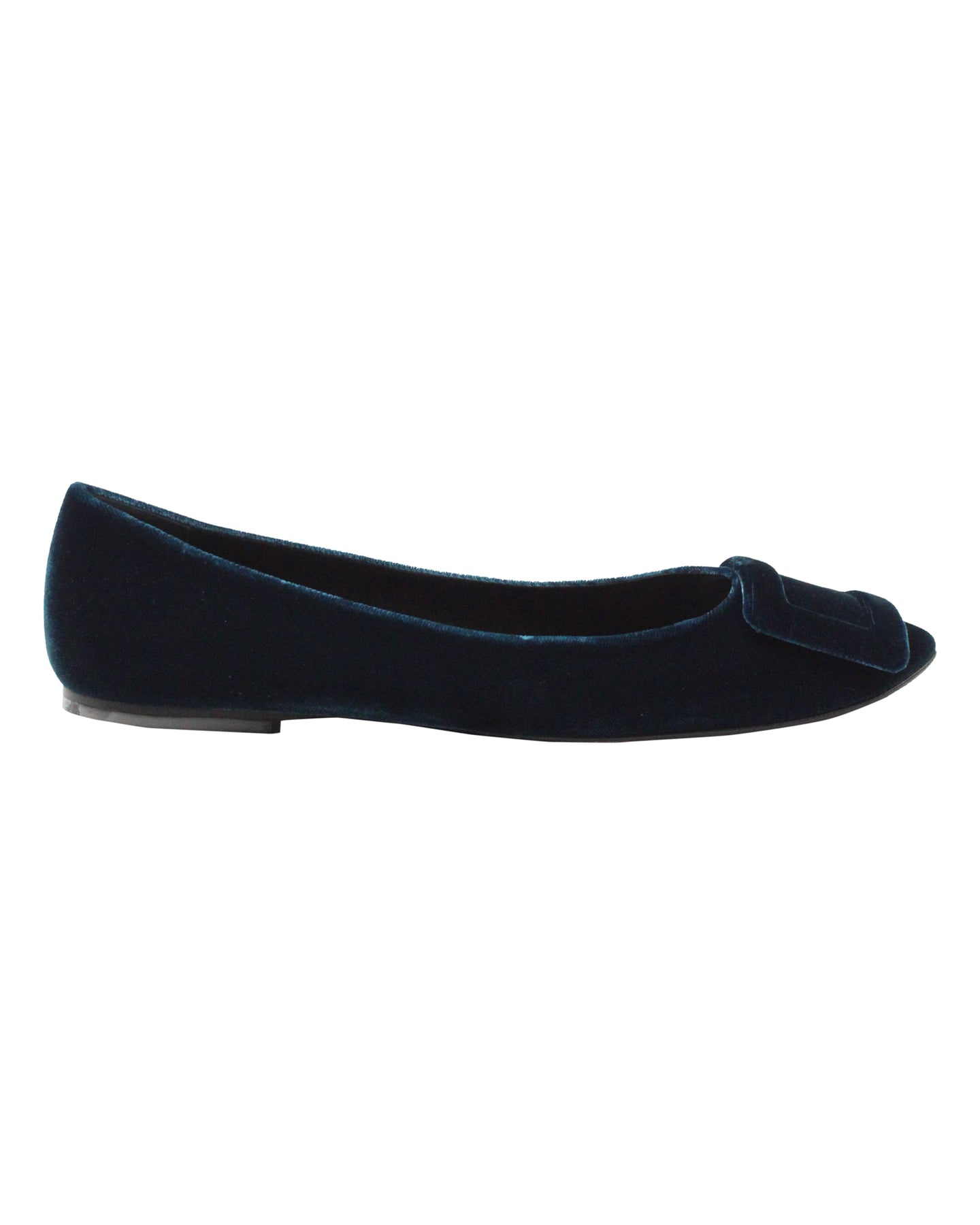 Roger Vivier Ballerinas aus blauem Samt