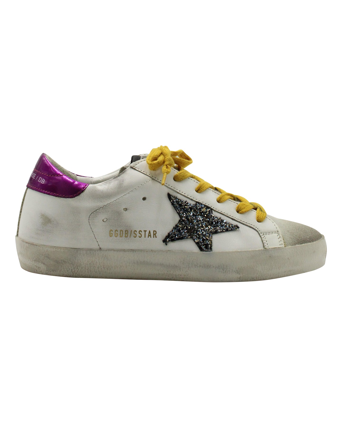 Golden Goose Superstar Sneaker aus weißem Leder