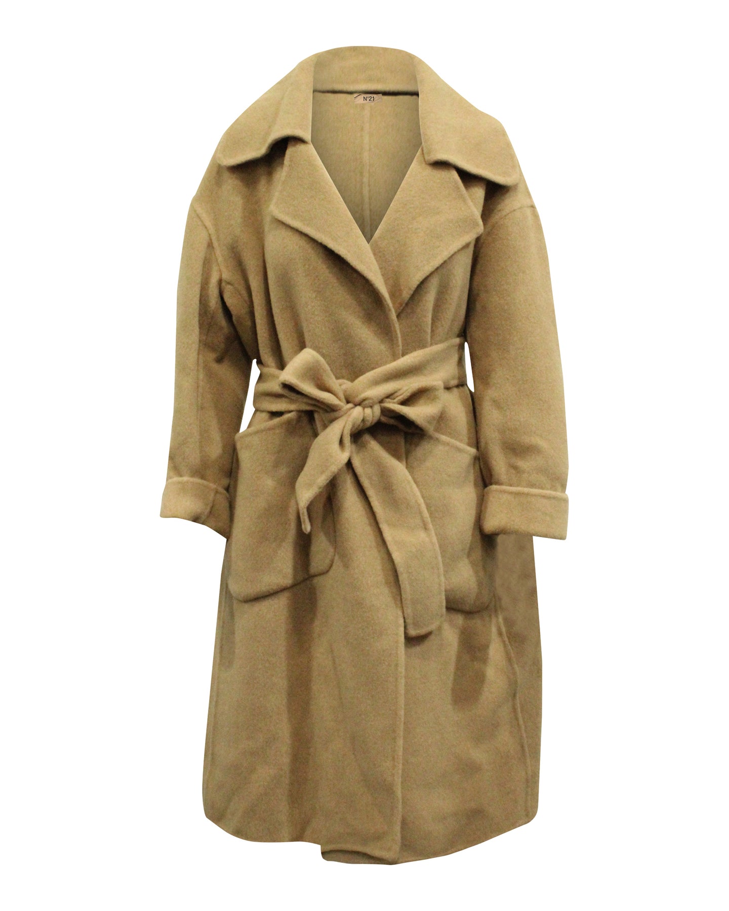 N.21 Trenchcoat mit Gürtel in Beige