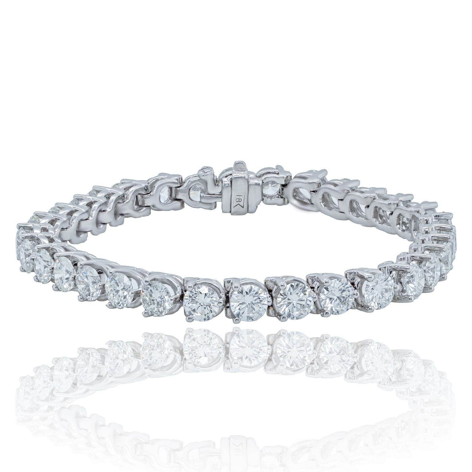 Diana M. 7.85 Karat Diamant Tennis Armband
