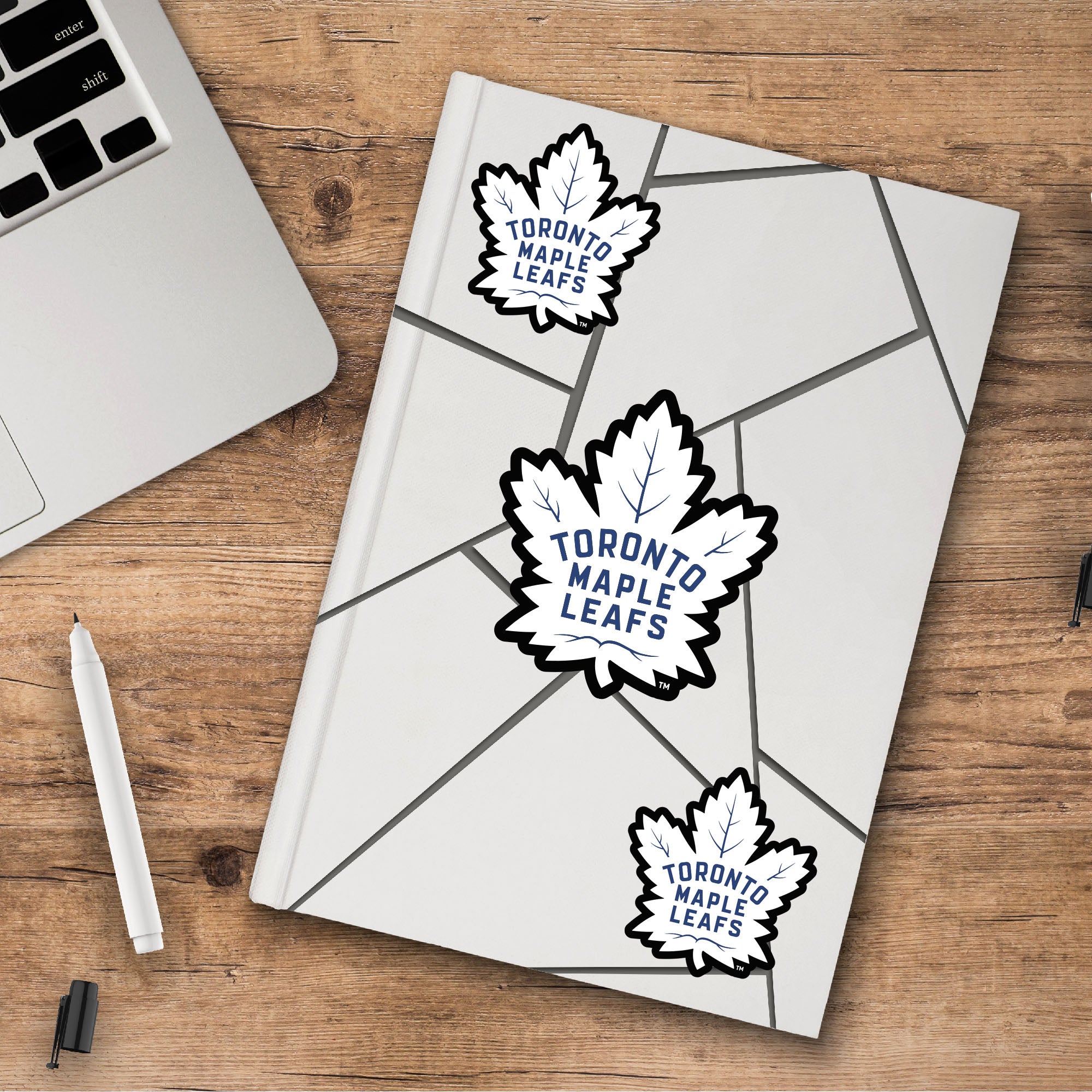 Fanmats Toronto Maple Leafs 3 Stück Aufkleber Aufkleber Set