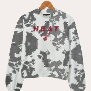 Damen NBA Miami Heat Batikmuster Stehkragen Fleece