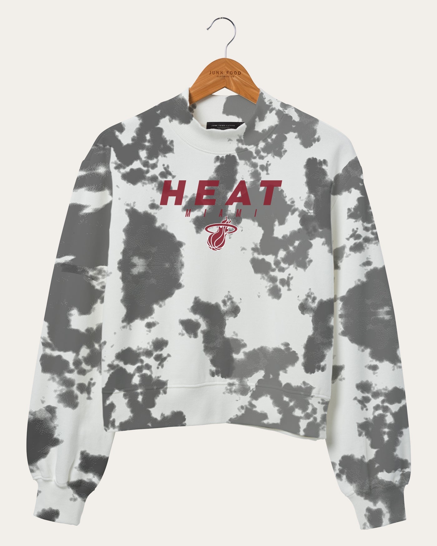 Damen NBA Miami Heat Batikmuster Stehkragen Fleece