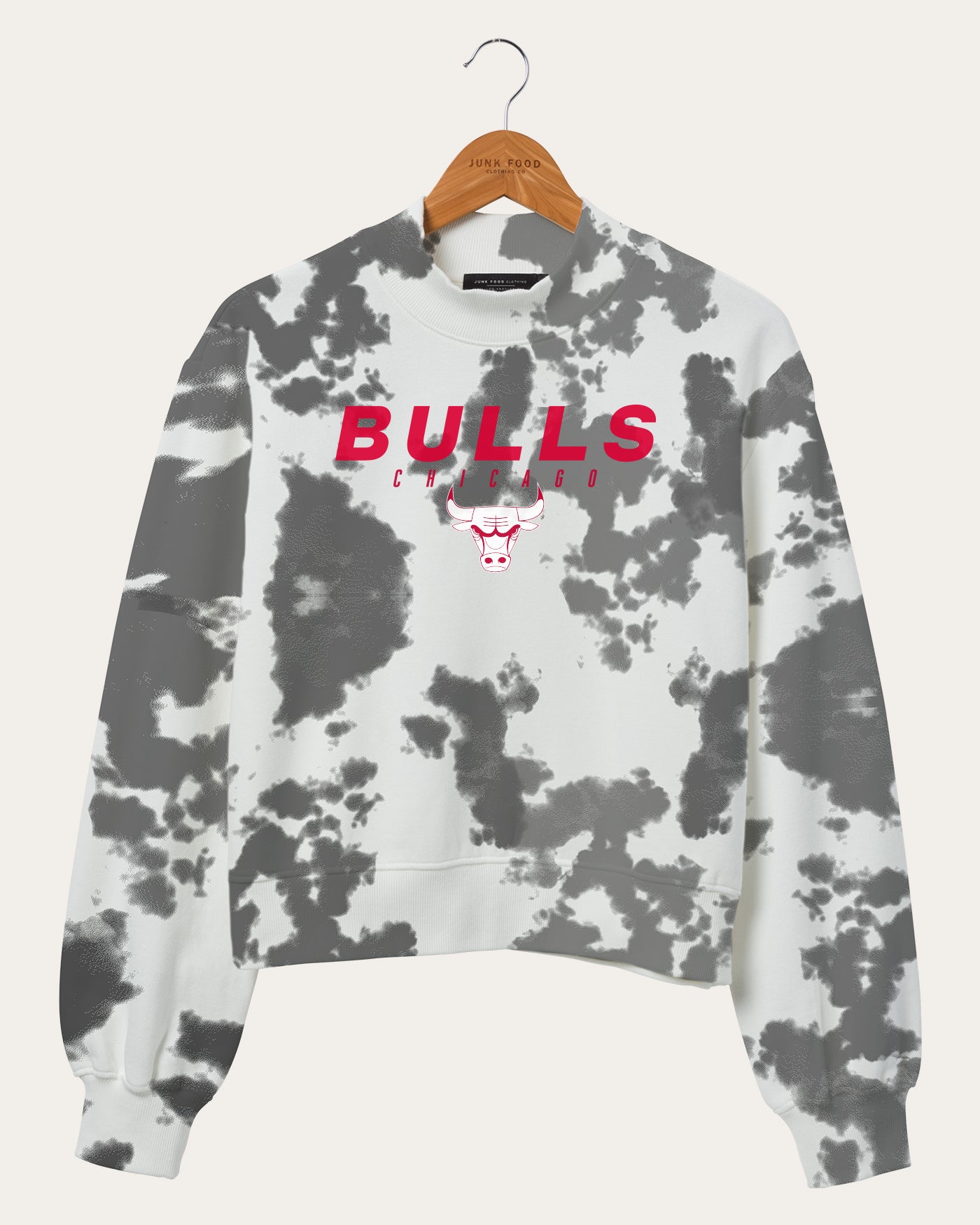 Damen NBA Chicago Bulls Krawattenfarbe Stehkragen Fleece