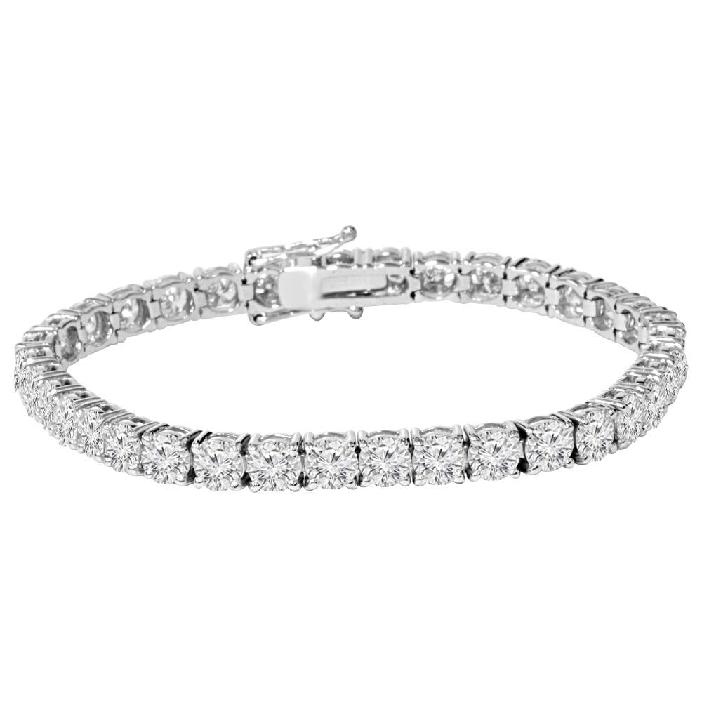 9 1/2 ct Echtes Diamant Tennis Armband 7