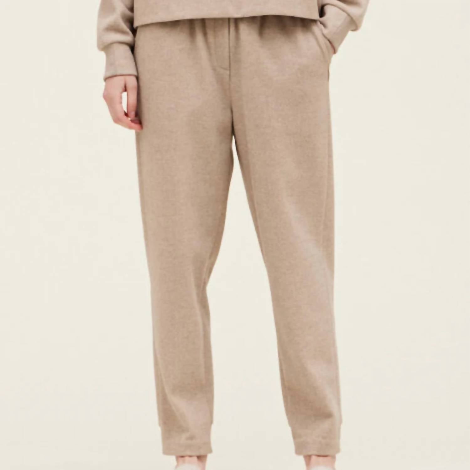 Gefilzte Hosen in Beige