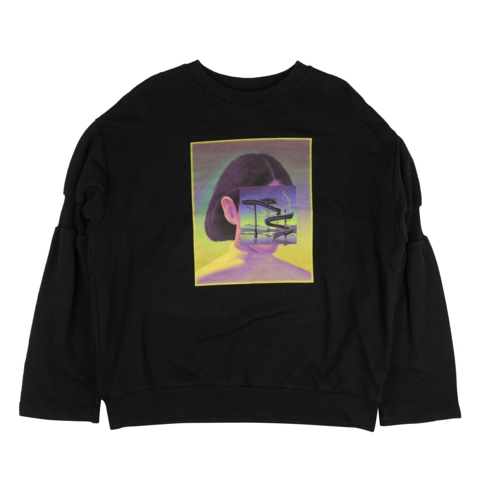 Marcelo Burlon Sweatshirt mit Rundhalsausschnitt – Schwarz