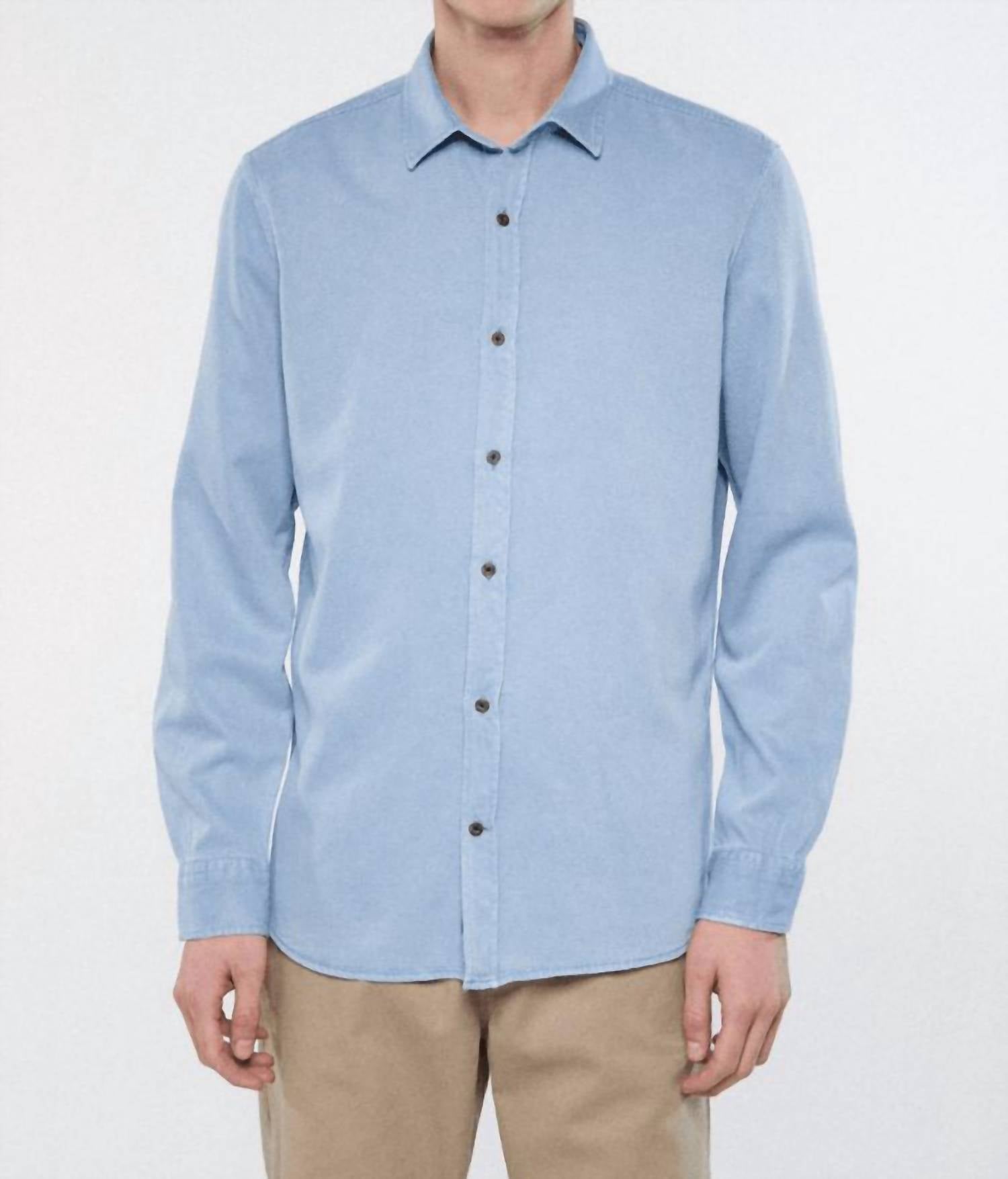 Luxe Langarmhemd in Blau