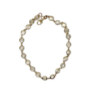 Diana M. 2.70 Carat Diamond Bezel Set Armband