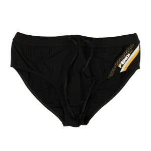 Fendi Badehose mit Kordelzug – Schwarz