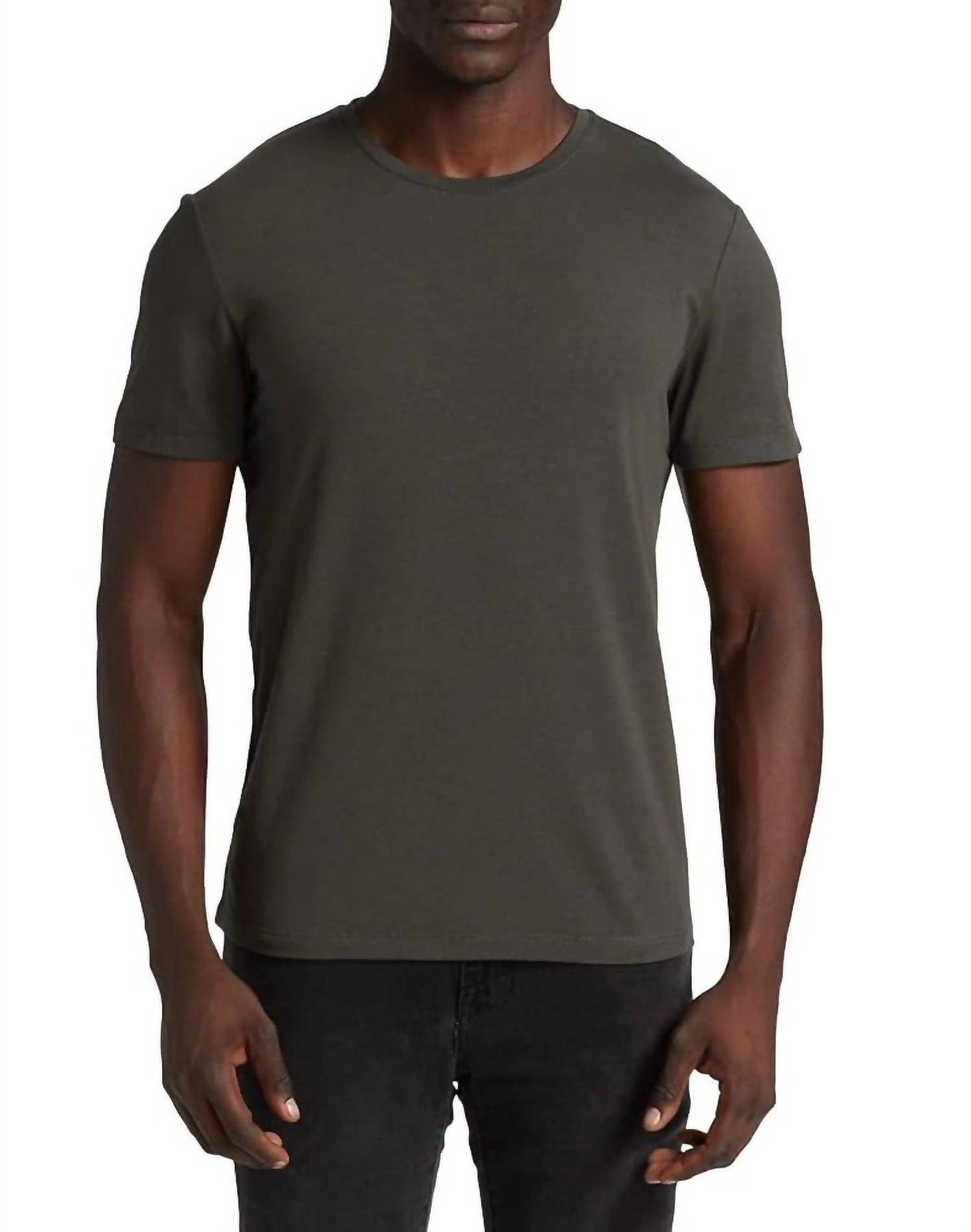 Herren Cash Rundhalsausschnitt Tee in Iron Gate