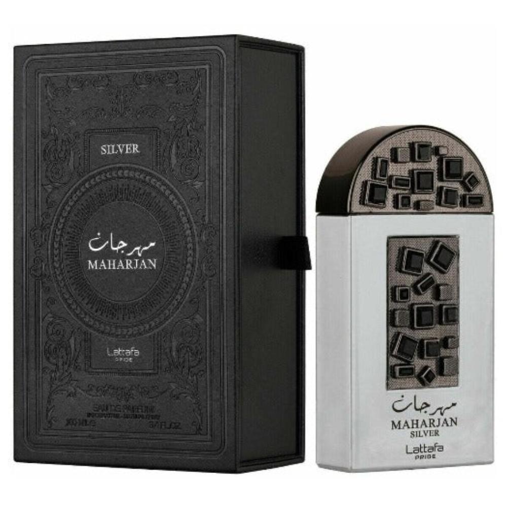 Lattafa Pride Maharjan Silver Eau de Parfum Lattafa Damenparfüm 3.4 Oz
